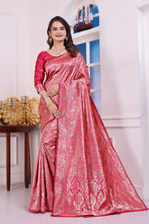 Chandrika Gajari Banarasi Silk Saree