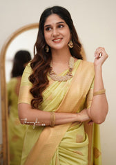 Nimisha Mehandi Banarasi Silk Saree