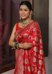 Aaradhya Banarasi silk saree