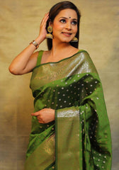 Suhani Mehendi Banarasi Silk Saree
