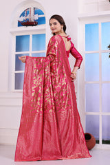 Gehna Gajari Banarasi Silk Saree