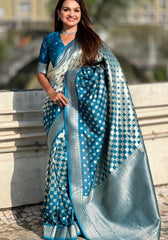 Ishita Firozi Banarasi Silk