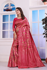 Gehna Gajari Banarasi Silk Saree