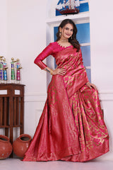 Gehna Gajari Banarasi Silk Saree