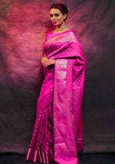 Suhani Rani Banarasi Silk Saree