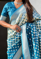Ishita Firozi Banarasi Silk
