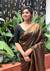 Kavya Black Banarasi Silk Saree