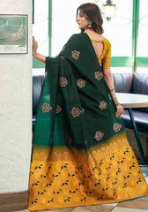 Himani B.green Kanjivaram Silk Saree