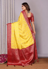 Pavitra Gold Kanjivaram Silk Saree