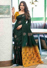 Himani B.green Kanjivaram Silk Saree