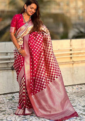 Ishita Rani Banarasi Silk saree