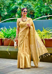 Heera Gold Tissue Silk Saree