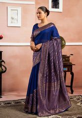 Raatrani Resham Banarasi Silk Saree
