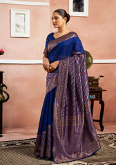 Raatrani Resham Banarasi Silk Saree