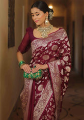 Aaradhya Banarasi silk saree