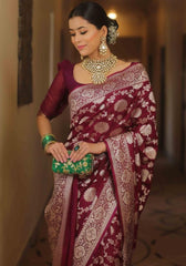 Aaradhya Banarasi silk saree
