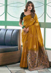 Himani Gold Kanjivaram Silk Saree