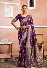 Palak Banarasi Silk Saree
