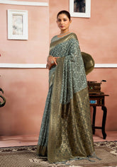Anushree Linen saree