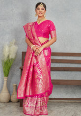 Janaki Rani Banarasi Soft Silk saree