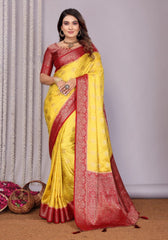 Pavitra Gold Kanjivaram Silk Saree