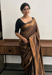 Kavya Black Banarasi Silk Saree