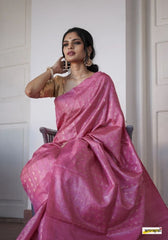 Khushi Gajari Banarasi Silk Saree