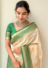 Shradhaa Kanchipuram Silk Saree
