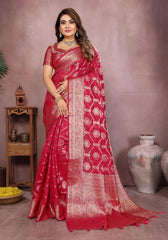 Sandhya Rani Organza Silk Saree