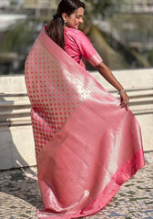 Ishita Gajari Banarasi Silk saree