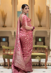 Pihu Gajari Banarasi Silk Saree