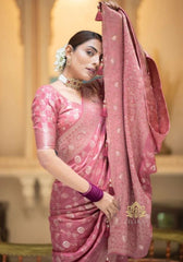 Pihu Gajari Banarasi Silk Saree