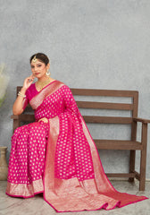 Charmi Rani Banrasi Soft Silk Saree