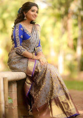 Hemani Kanjivaram Silk Saree