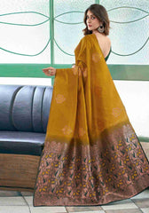 Himani Gold Kanjivaram Silk Saree