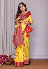 Pavitra Gold Kanjivaram Silk Saree