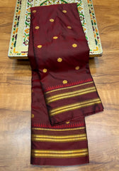 Saathiya Maroon Kanchipuram Saree