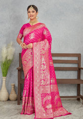 Janaki Rani Banarasi Soft Silk saree