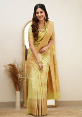 Nimisha Mehandi Banarasi Silk Saree