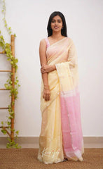 Riya Tusser Linen Cotton Saree