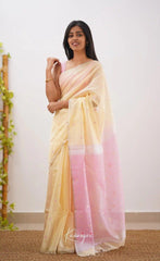 Riya Tusser Linen Cotton Saree