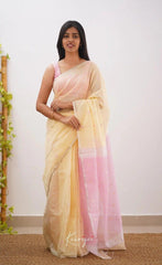 Riya Tusser Linen Cotton Saree