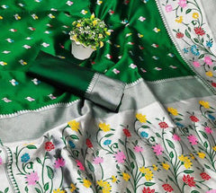 Aanya Green Paithni Silk Saree