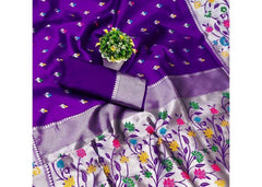 Aanya Purpal Paithni Silk Saree