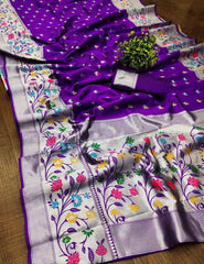 Aanya Purpal Paithni Silk Saree