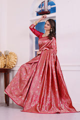 Chandrika Gajari Banarasi Silk Saree