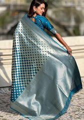 Ishita Firozi Banarasi Silk