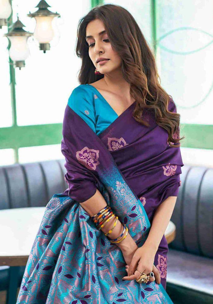 Himani Wine Kanjivaram Silk Saree