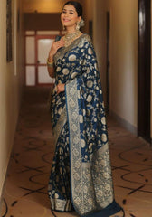 Aaradhya Banarasi silk saree