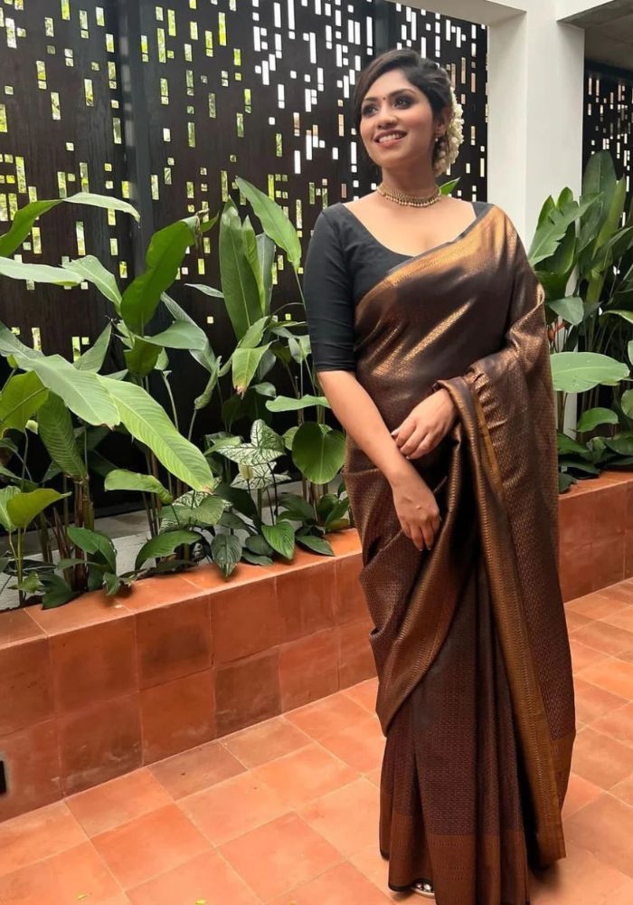 Kavya Black  Banarasi Silk Saree